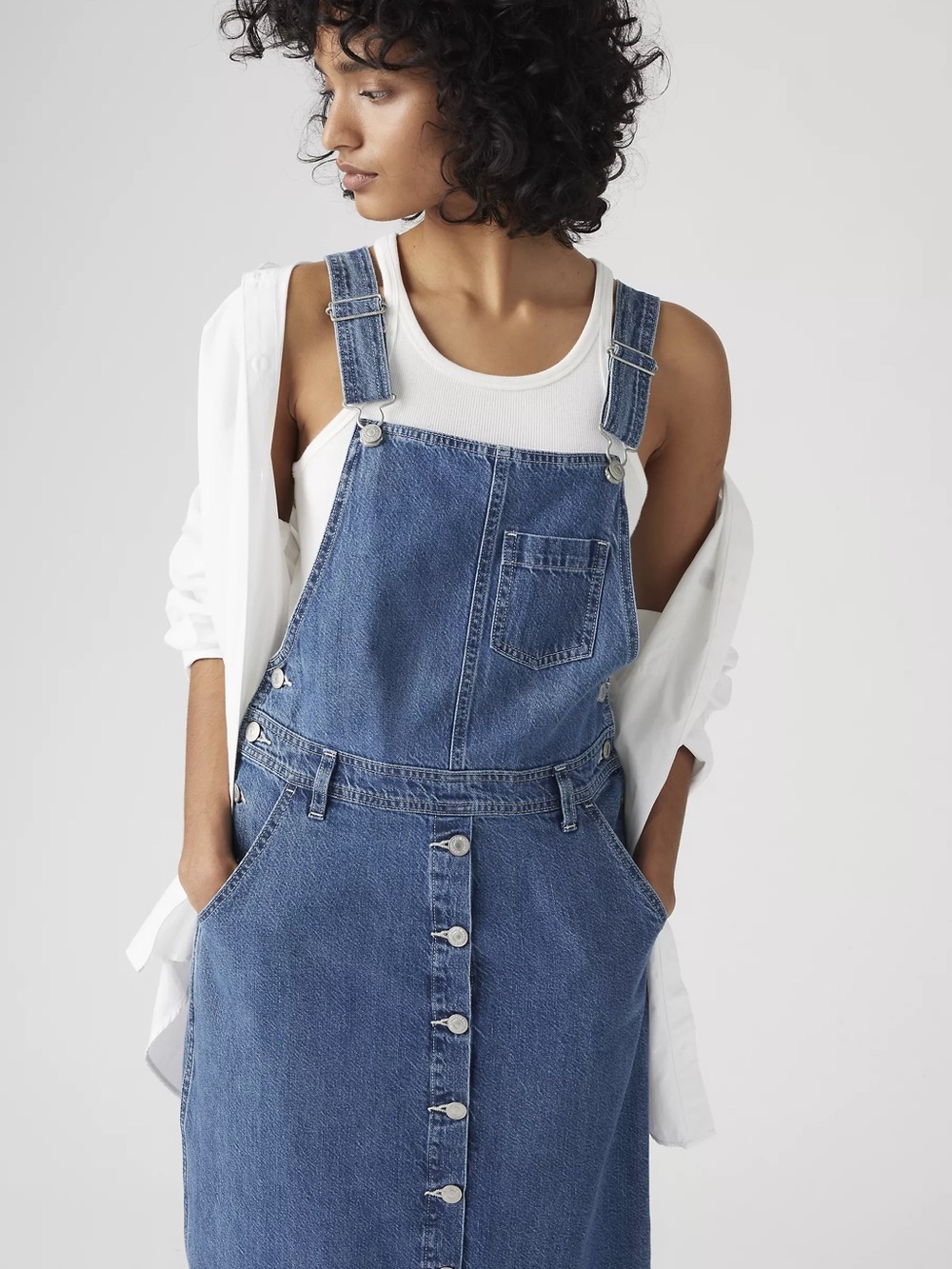 Levi's Women’s Tico Jumper Dres | Denim Blue Size Small - Picture 9 of 11